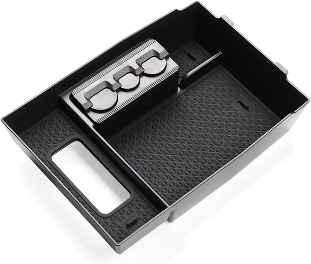 Tech Car Accessories - 車の中央アームレスト収納ボックス,車内アクセサリー,隠しABSインサート,マツダCX-8, CX-9,cx8,cx9,2012