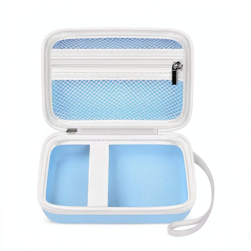 Tech Accessories Travel Organizer Pouch - Phomemo D30、D35、Jadens D11ラベルプリンター用、持ち運び可能な収納ケース。EVA製の旅行用保護バッグ、キャリングポーチ、ボックス。