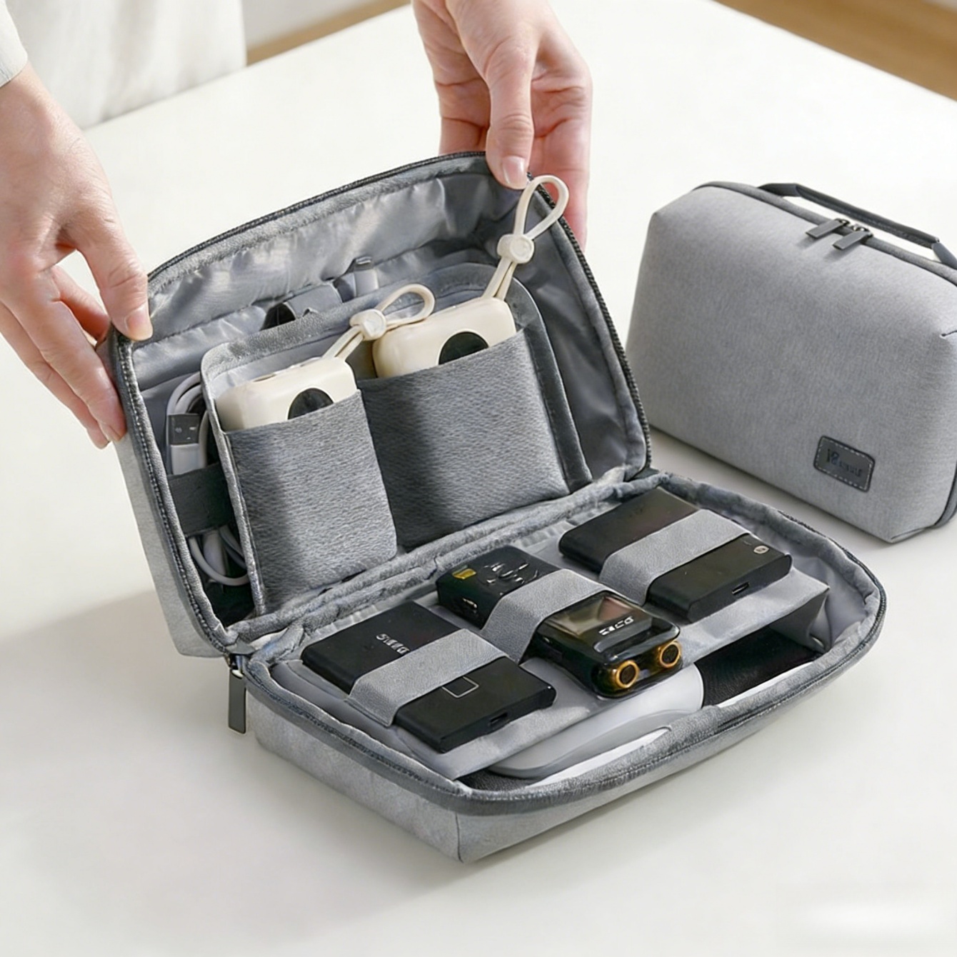 1Pc 電子機器オーガナイザー トラベルケース、防水トラベル - Tech Accessories Travel Organizer Pouch のレビューと価格