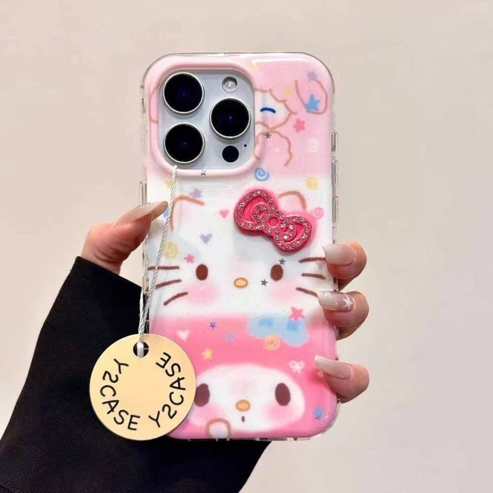 クリエイティブなアニメ風猫とウサギのソフトフォンケース iP - Mobile Tech Accessories のレビューと価格