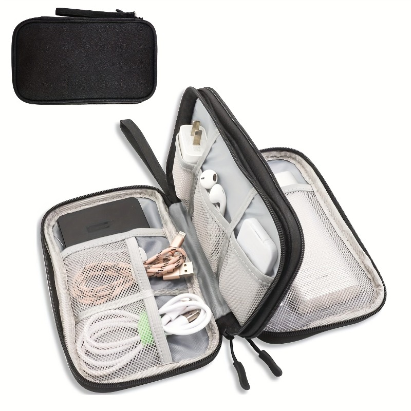 トラベルオーガナイザーバッグ、多ポケット収納ポーチ、トイレタ - Tech Accessories Case のレビューと価格