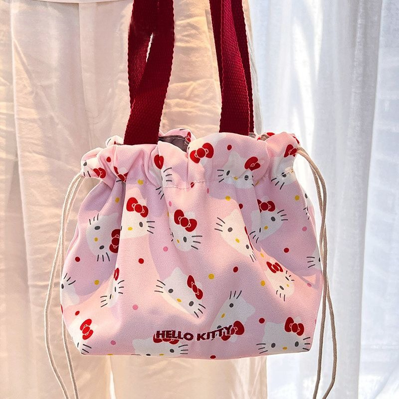 可愛いシナモロール柄のランチバッグ 女性用 オフィス かわい - Kawaii Tech Accessories のレビューと価格