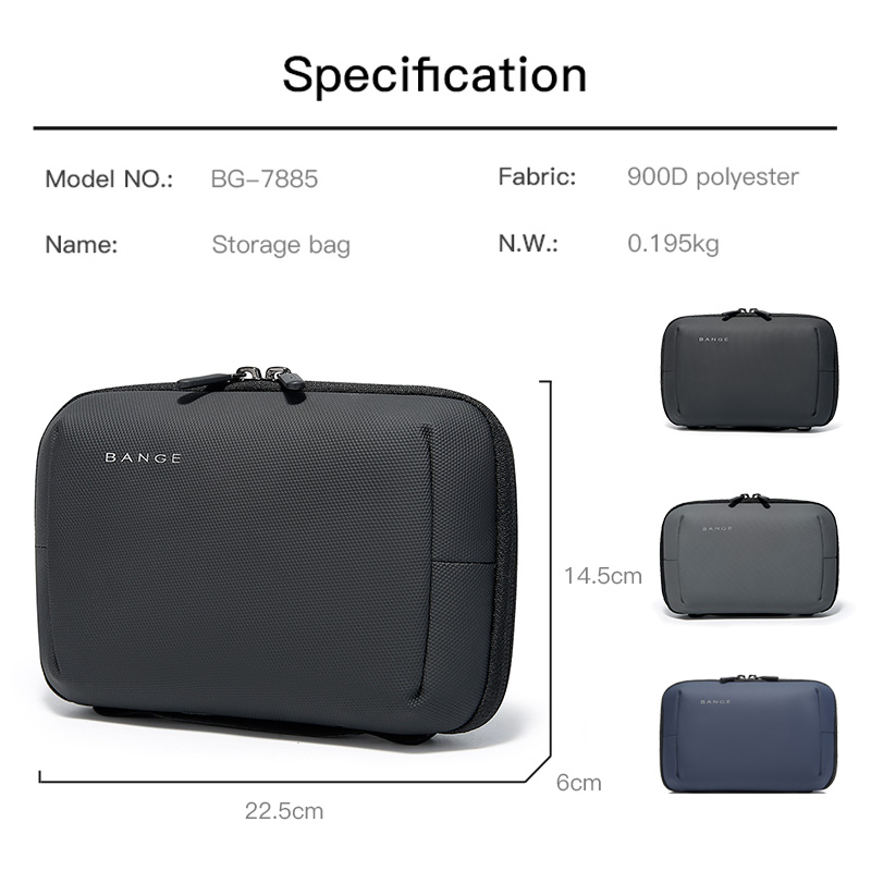BANGE 大容量トラベルエレクトロニクスアクセサリーオーガ - Tech Accessories Case のレビューと価格